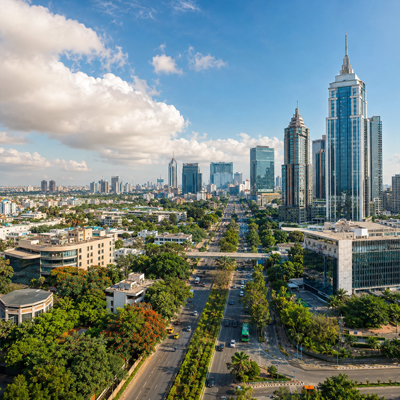 AI vision of Bengaluru